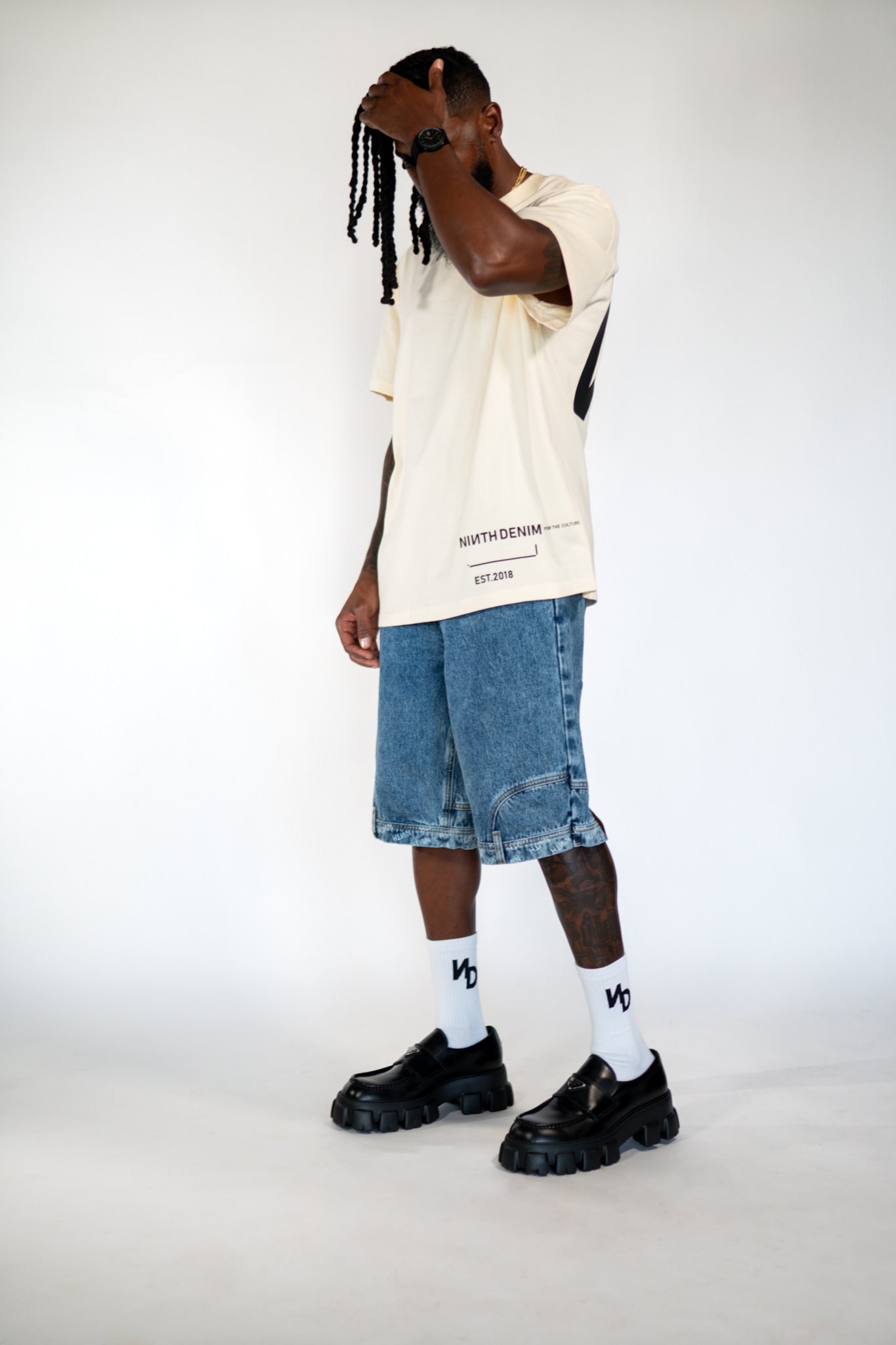 Causal ND Logo Tee With Silicone Print