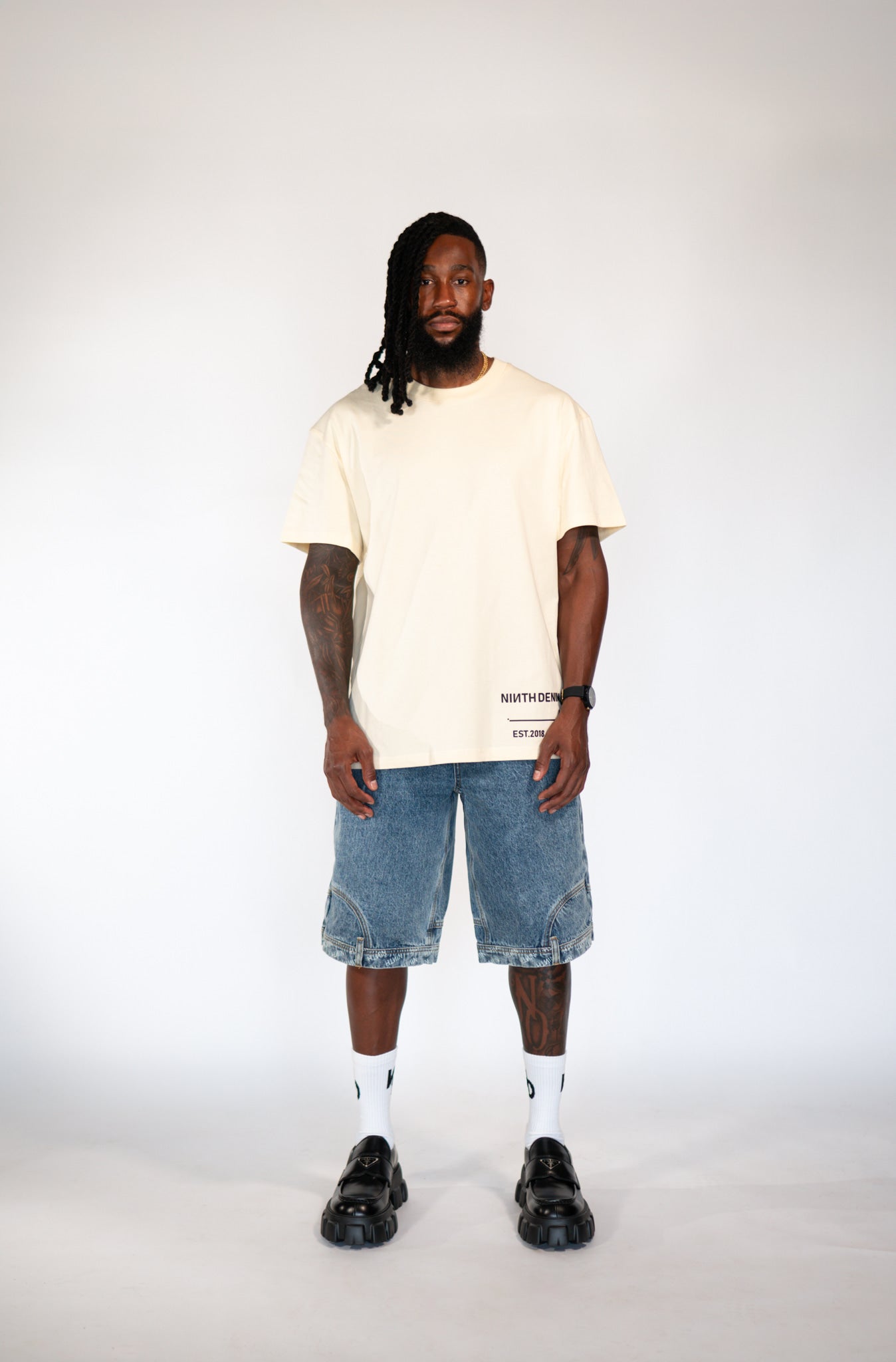 Causal ND Logo Tee With Silicone Print