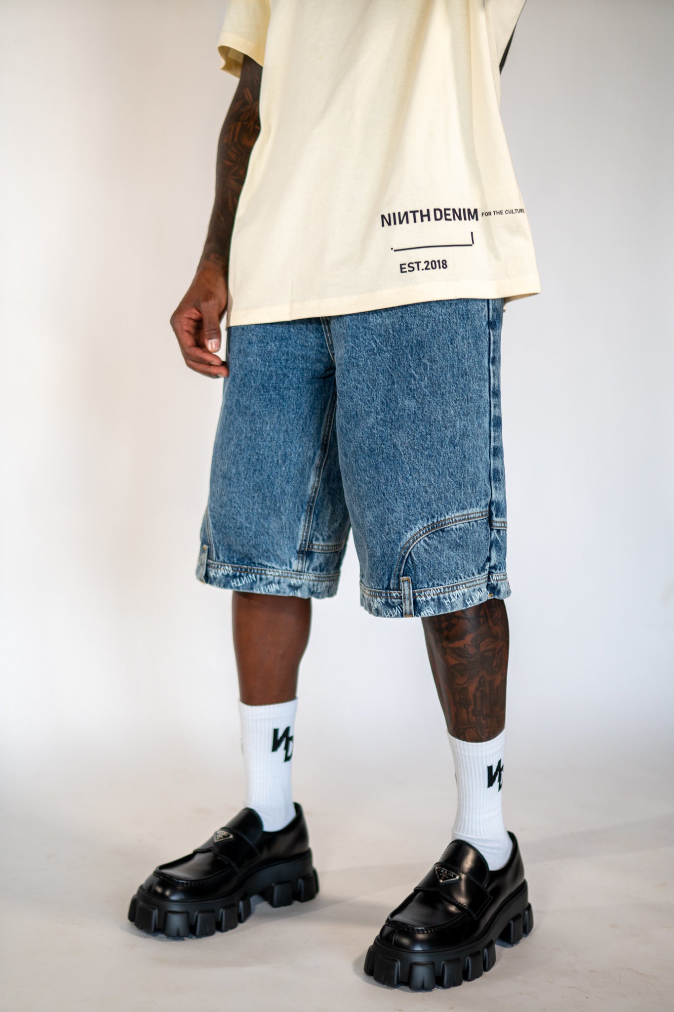 Causal ND Logo Tee With Silicone Print
