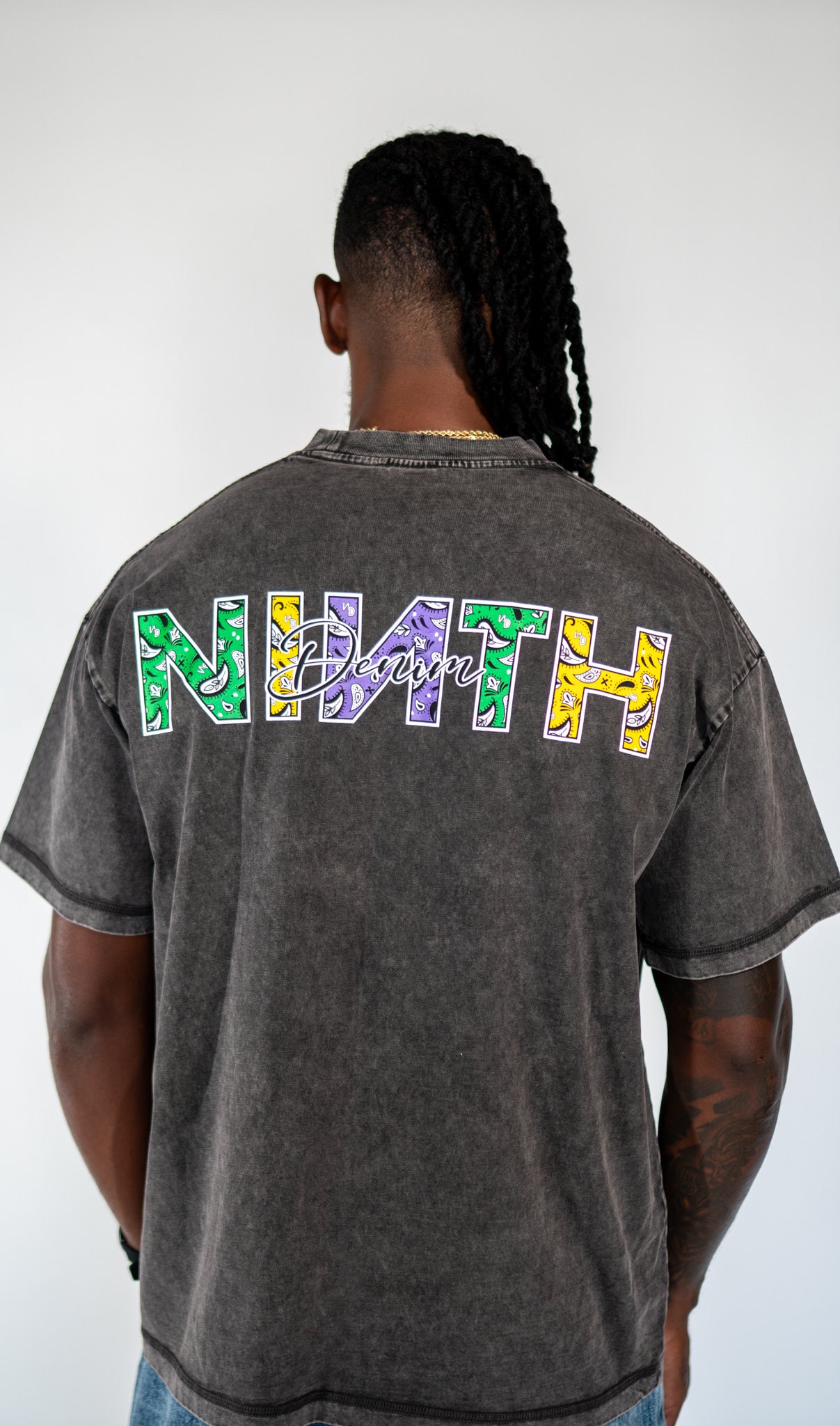Limited Edition Mardi Gras Paisley Relaxed Fit Tee