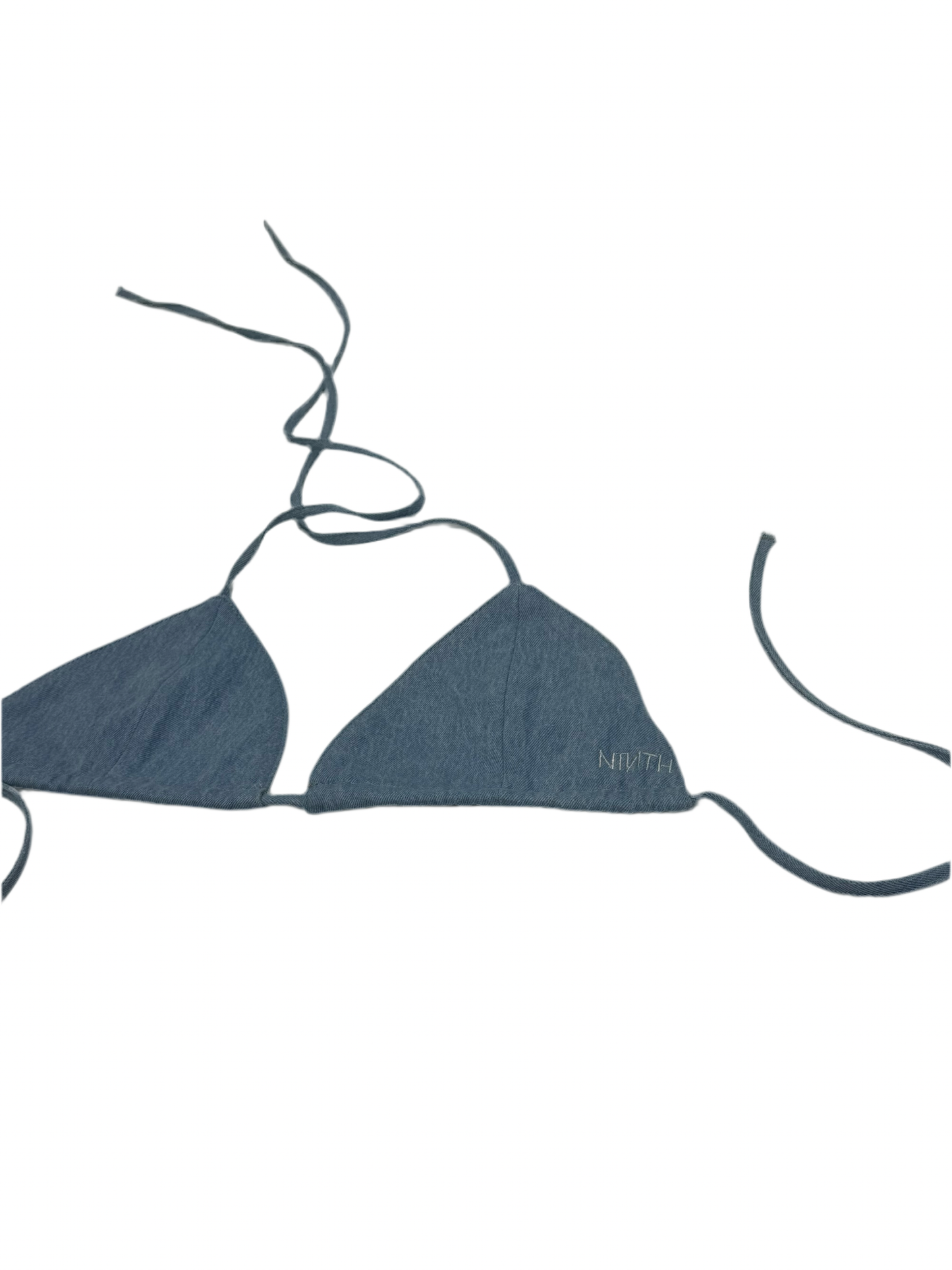 Denim Bikini Top