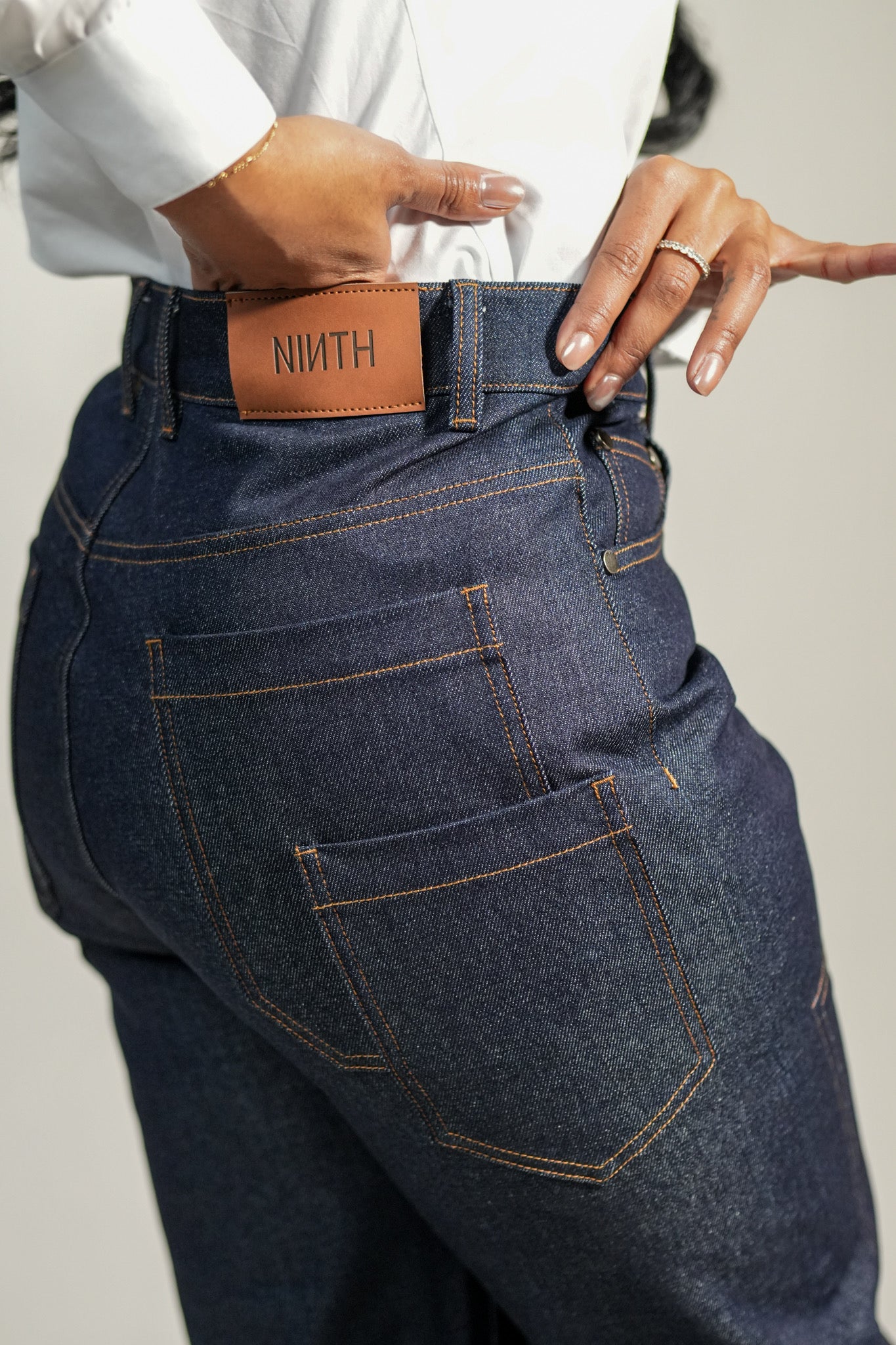 Japanese denim Reversible jeans