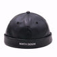 PU Leather Brimless Cap