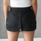Down Side Up Mini Denim Skirt