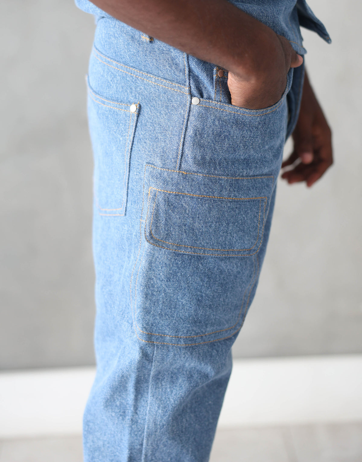 Denim Double Pocket Jeans