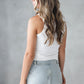 Down Side Up Mini Denim Skirt