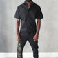 New Black Stretch Cargo Camouflage Jeans