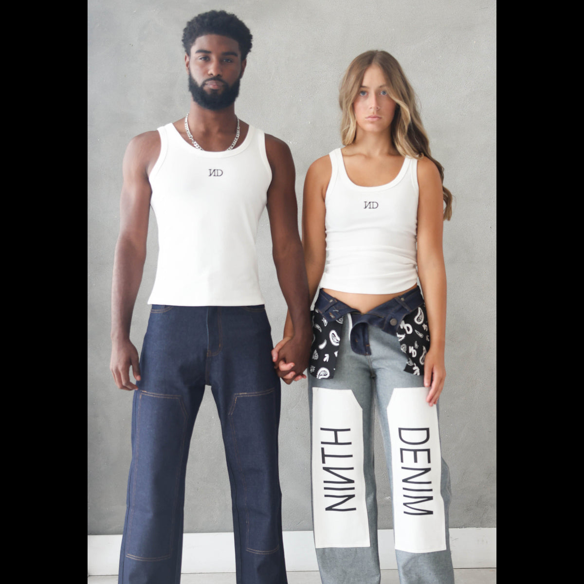 Japanese denim Reversible jeans