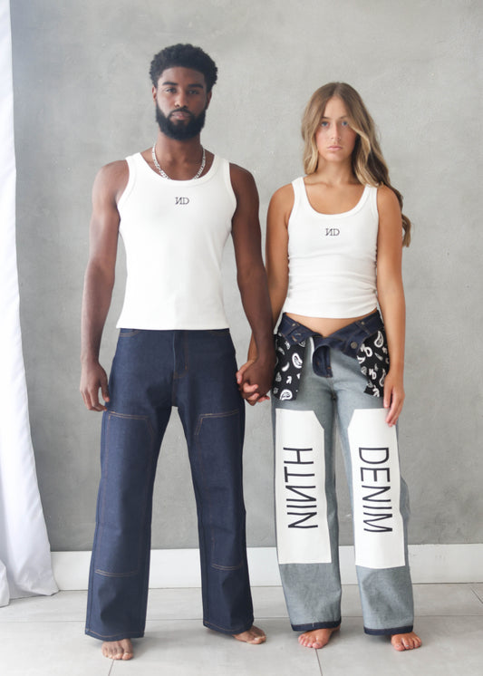Japanese denim Reversible jeans