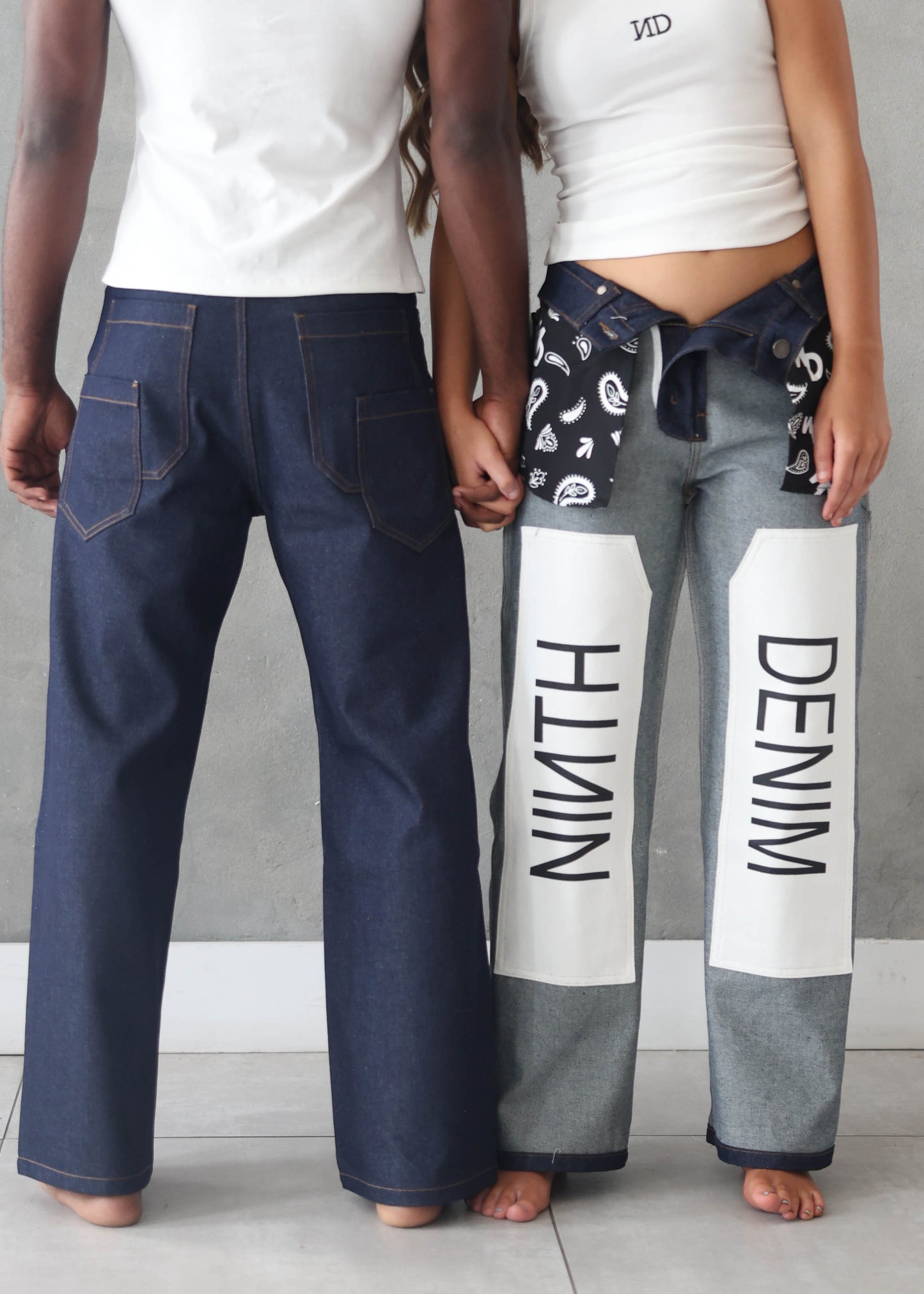 Japanese denim Reversible jeans