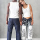 Japanese denim Reversible jeans