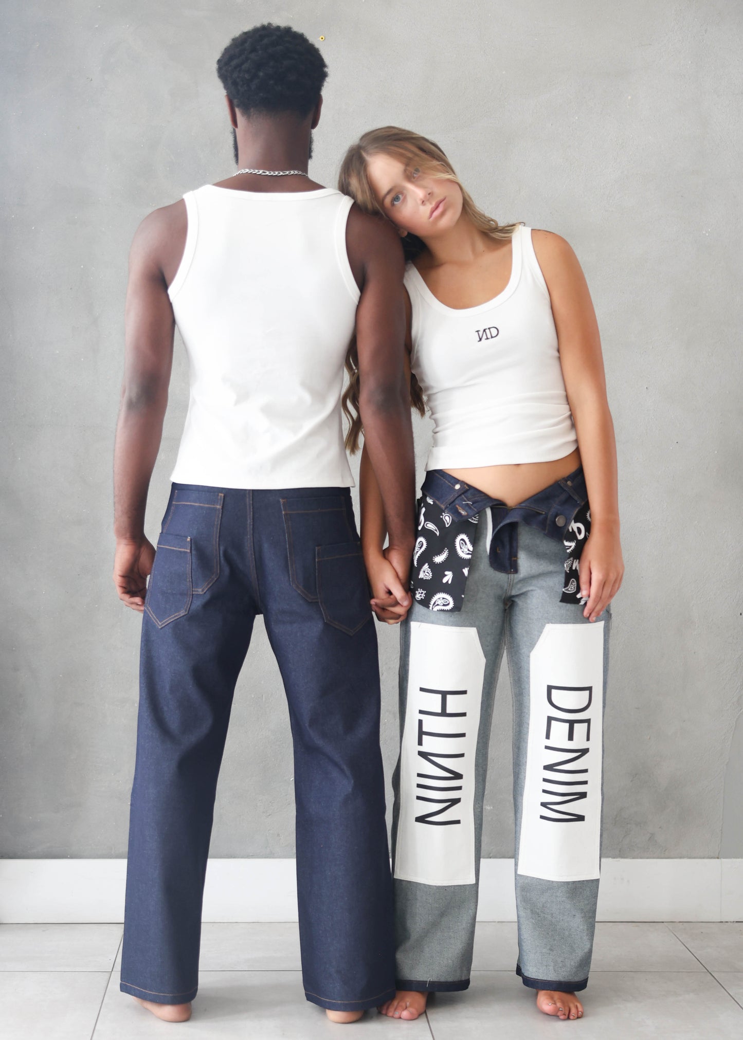 Japanese denim Reversible jeans