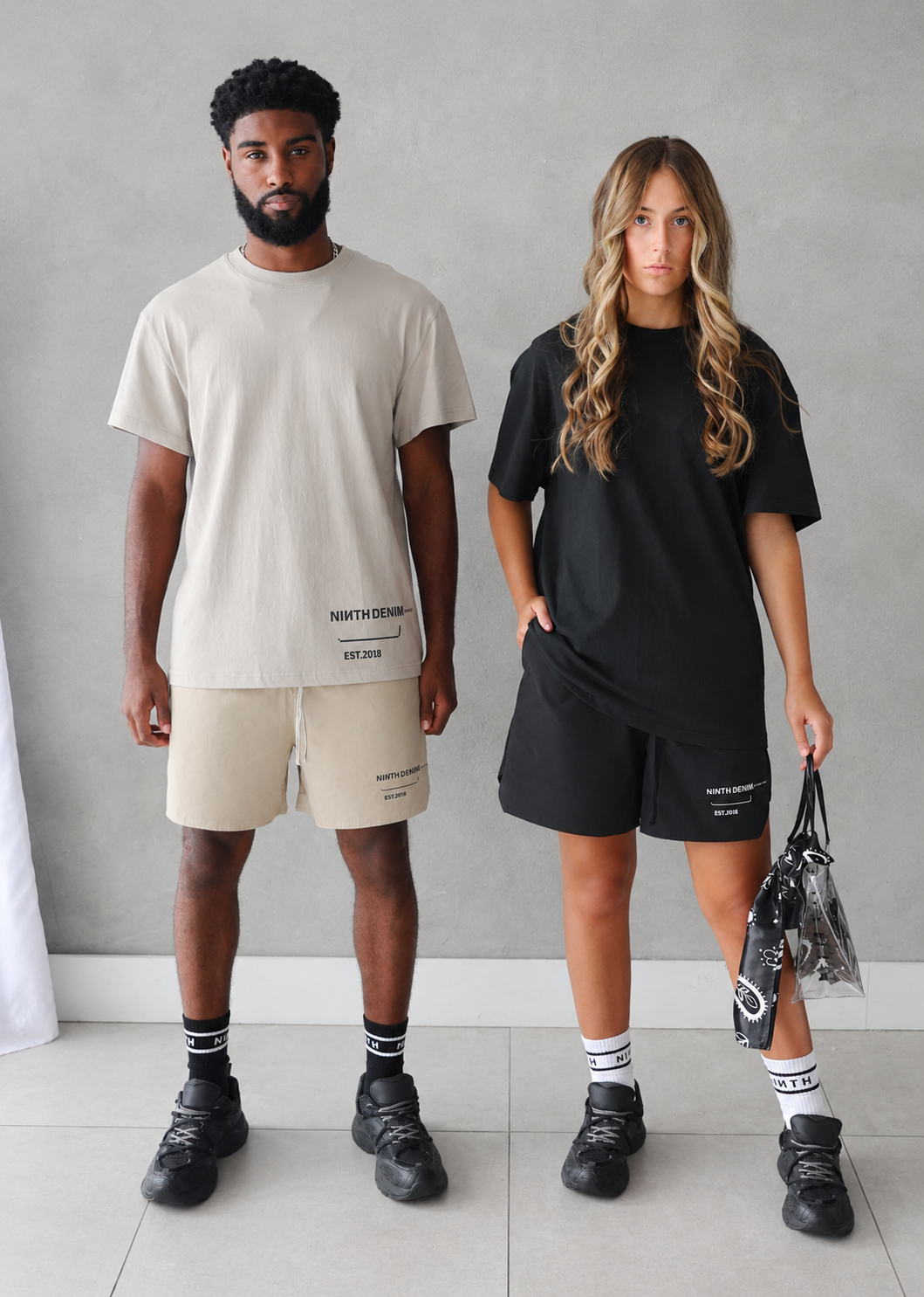 Causal ND Logo Tee With Silicone Print