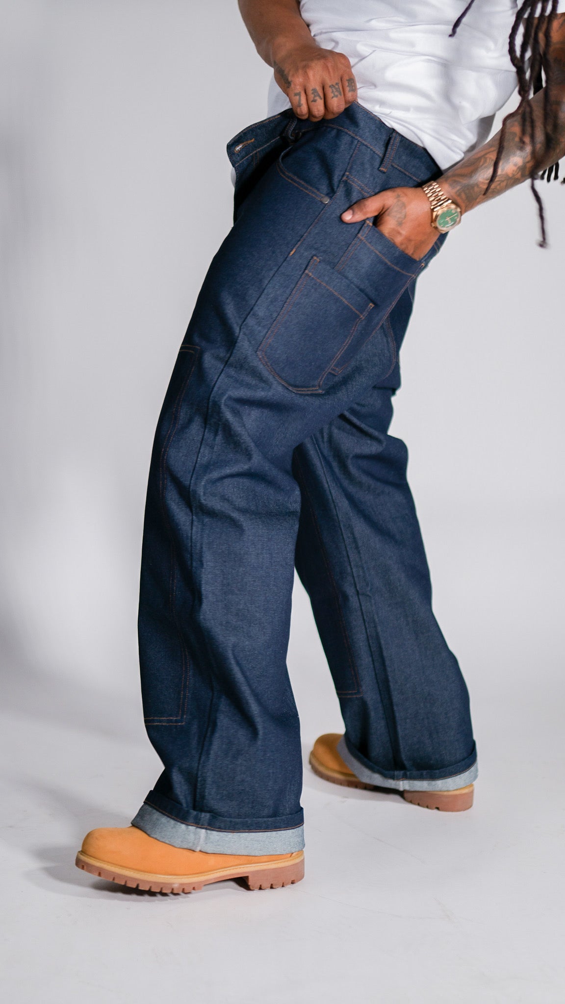 Japanese denim Reversible jeans