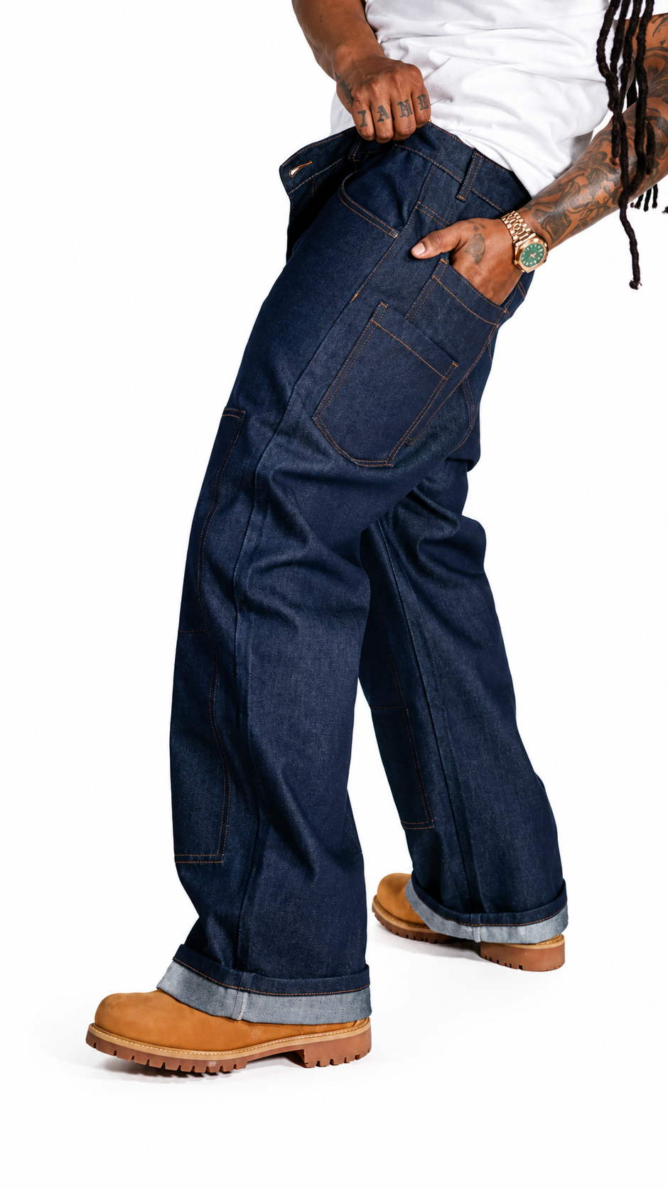 Japanese denim Reversible jeans