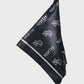 Double Logo Satin Scarf