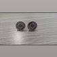 NIИTH BUTTON EARRINGS